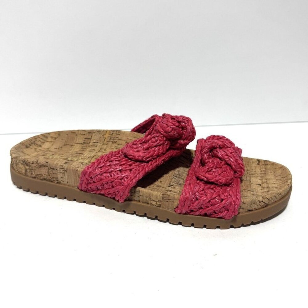 Anne Klein Womens Bulia Sandals Red Size 8.5 M